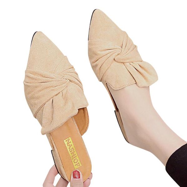 sandals women flock bowtie mules pointed toe flat low heels shoes ladies sand drag outdoor casual autumn sandalias, Black
sandals women flock bowtie mules pointed toe flat low heels shoes ladies sand drag outdoor casual autumn sandalias, Black