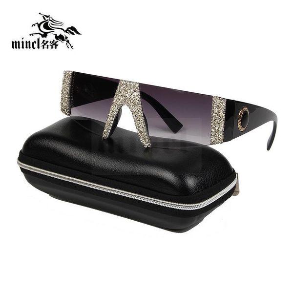 women one sunglasses oversized gradient vintage rhinestone black men sunglasses rimless piece fml vsqxx, White;black
women one sunglasses oversized gradient vintage rhinestone black men sunglasses rimless piece fml vsqxx, White;black