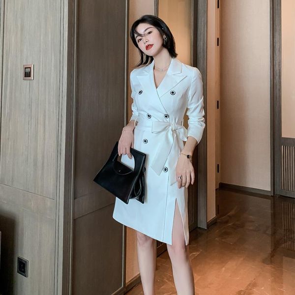 casual dresses female couture fashion of fund 2021 autumn outfit double-breasted split long lacing accept waist dress in 3468, Black;gray
casual dresses female couture fashion of fund 2021 autumn outfit double-breasted split long lacing accept waist dress in 3468, Black;gray