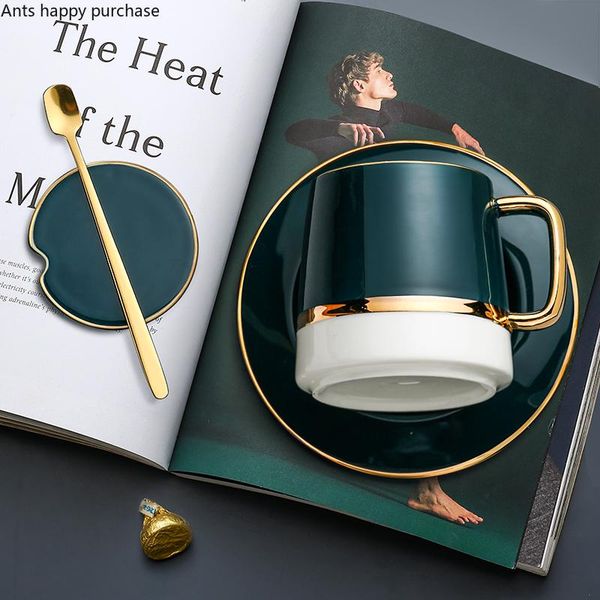 ceramic mug spoon with lid home living room water cup office green decoration coffee cup as a gift drinkware with and saucer
ceramic mug spoon with lid home living room water cup office green decoration coffee cup as a gift drinkware with and saucer