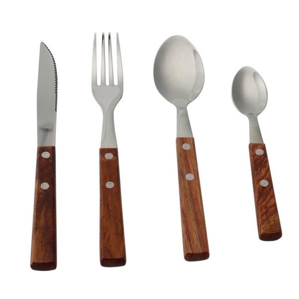 dinnerware sets 304 stainless steel solid wood handle western style knife fork spoon creative wooden tableware gift set
dinnerware sets 304 stainless steel solid wood handle western style knife fork spoon creative wooden tableware gift set