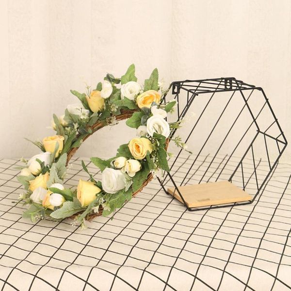 rose lily flower wreath door wreath with green leaves for home front door hanging wedding wall window party decoration
rose lily flower wreath door wreath with green leaves for home front door hanging wedding wall window party decoration