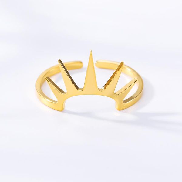 cluster rings crown ring for women stainless steel rose gold fashion luxury wedding engagement promise jewelry christmas accessories, Golden;silver
cluster rings crown ring for women stainless steel rose gold fashion luxury wedding engagement promise jewelry christmas accessories, Golden;silver