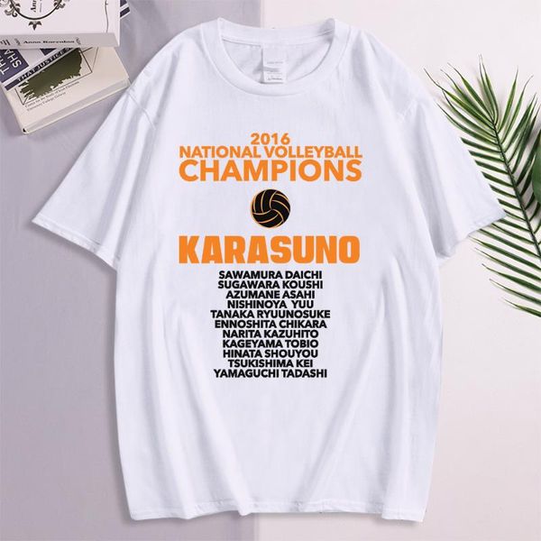 men's t-shirts karasuno letters haikyuu anime men short sleeve t shirts big size harajuku rock casual korean mens fashion clothes, White;black
men's t-shirts karasuno letters haikyuu anime men short sleeve t shirts big size harajuku rock casual korean mens fashion clothes, White;black