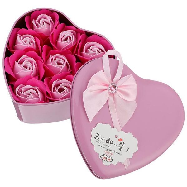 1pc creative soap flower gift box romantic festival flower scented soap gift artifical box artifical rose head
1pc creative soap flower gift box romantic festival flower scented soap gift artifical box artifical rose head