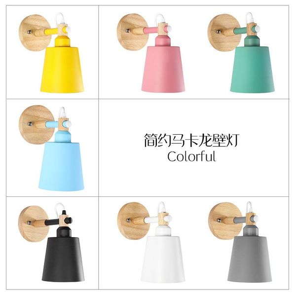 nordic wall lamp macaron simple creative living room background wall children's room desk reading bedroom bedside lamp
nordic wall lamp macaron simple creative living room background wall children's room desk reading bedroom bedside lamp