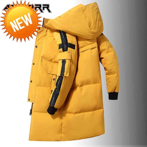2021 new mens winter hooded warm down coats fashion patchwork long parkas coat men thicken fleece jackets, Black
2021 new mens winter hooded warm down coats fashion patchwork long parkas coat men thicken fleece jackets, Black