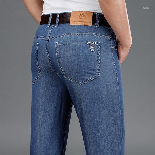 men's jeans business casual pants straight lightweight cotton for men 2021 spring summer trousers denim classic, Blue
men's jeans business casual pants straight lightweight cotton for men 2021 spring summer trousers denim classic, Blue