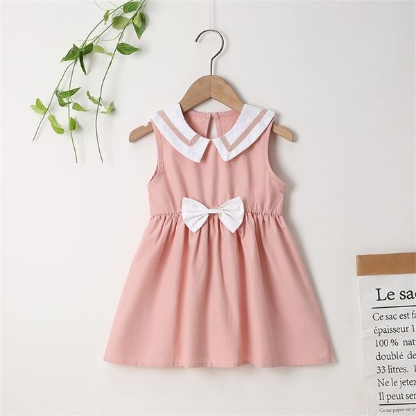 arrivals girls summer style sleeveless turn-down collar white bow pink green cute a-line girl cake dress 18m-6t 210629, Red;yellow
arrivals girls summer style sleeveless turn-down collar white bow pink green cute a-line girl cake dress 18m-6t 210629, Red;yellow