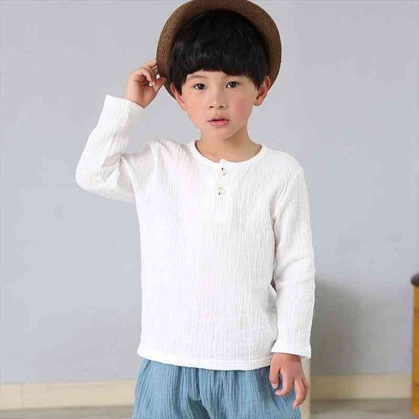 spring boys girls t shirt linen pleated solid color children long sleeve for shirts clothing, Blue
spring boys girls t shirt linen pleated solid color children long sleeve for shirts clothing, Blue