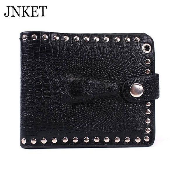 wallets jnket punk rock men's short wallet retro crocodile pattern billfold card holder clutch bag purse notecase, Red;black
wallets jnket punk rock men's short wallet retro crocodile pattern billfold card holder clutch bag purse notecase, Red;black