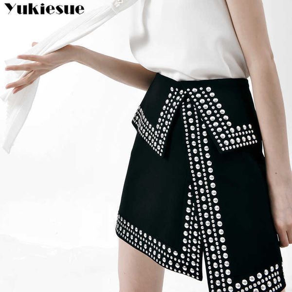 rivet skirt high waist zipper irregular a lne mini skirts large size spring summer fashion split up womens clothing 210608, Black
rivet skirt high waist zipper irregular a lne mini skirts large size spring summer fashion split up womens clothing 210608, Black