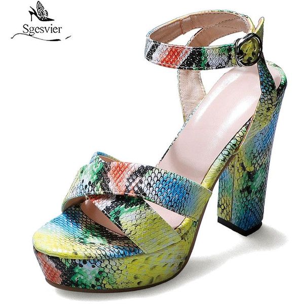 sgesvier plus size 33-46 new 2021 women sandals snake printed thick high heels sandals buckle summer platform shoes, Black
sgesvier plus size 33-46 new 2021 women sandals snake printed thick high heels sandals buckle summer platform shoes, Black