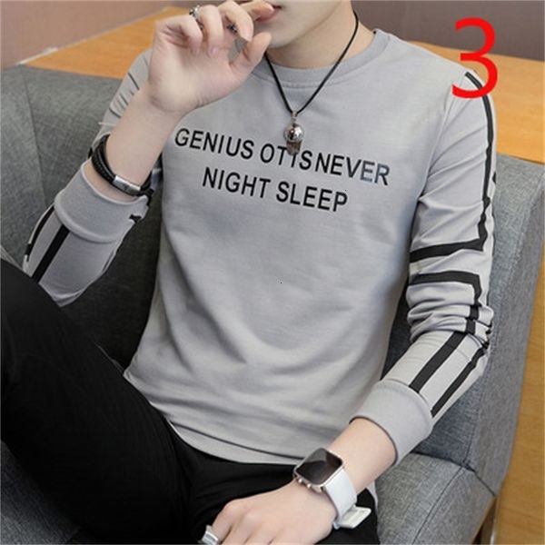 Men's 2021 Mercerized Cotton Long Sleeve T-shirt Autumn Top New Round Neck Solid Color Y0UW, White;black
Men's 2021 Mercerized Cotton Long Sleeve T-shirt Autumn Top New Round Neck Solid Color Y0UW, White;black