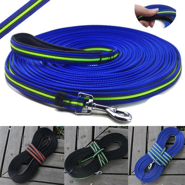 dog collars & leashes non-slip reflective outdoor leash traction rope soft padded handle for medium large dogs long tracking lead 5m/10m/15m
dog collars & leashes non-slip reflective outdoor leash traction rope soft padded handle for medium large dogs long tracking lead 5m/10m/15m