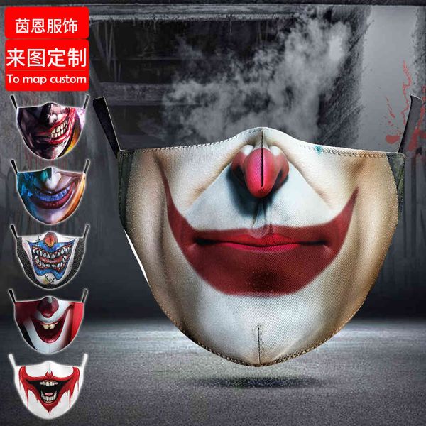 high-quality s joker clown cotton dust, wind and haze proof replaceable pm2.5 filter printed water washed mask
high-quality s joker clown cotton dust, wind and haze proof replaceable pm2.5 filter printed water washed mask