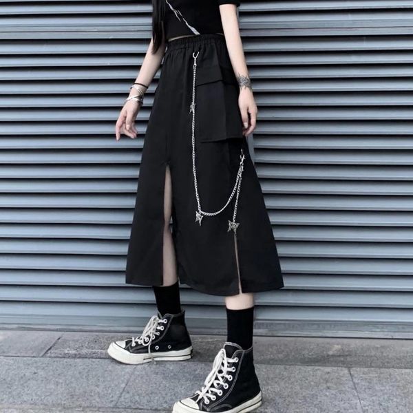 skirts houzhou gothic long skirt women high split butterfly chain black mall goth summer harajuku punk streetwear dark academia
skirts houzhou gothic long skirt women high split butterfly chain black mall goth summer harajuku punk streetwear dark academia