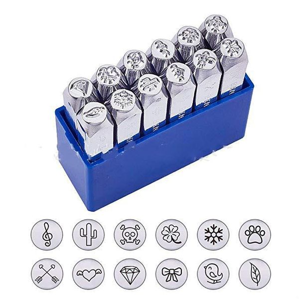 craft tools 12pcs logo stamping animal punch tool jewelry pattern stamp steel metal die set case retail and wholesale
craft tools 12pcs logo stamping animal punch tool jewelry pattern stamp steel metal die set case retail and wholesale