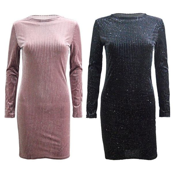 casual dresses 2021 women long sleeve velvet bodycon dress ribbed striped glitter sequins clubwear, Black;gray
casual dresses 2021 women long sleeve velvet bodycon dress ribbed striped glitter sequins clubwear, Black;gray