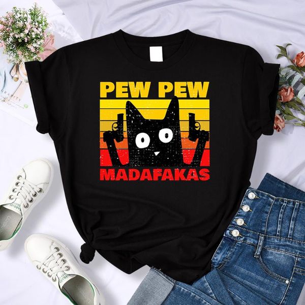women's t-shirt street fashion pew madafakas t-shirts womens printed tee clothes tshirt summer brand hip hop women, White
women's t-shirt street fashion pew madafakas t-shirts womens printed tee clothes tshirt summer brand hip hop women, White