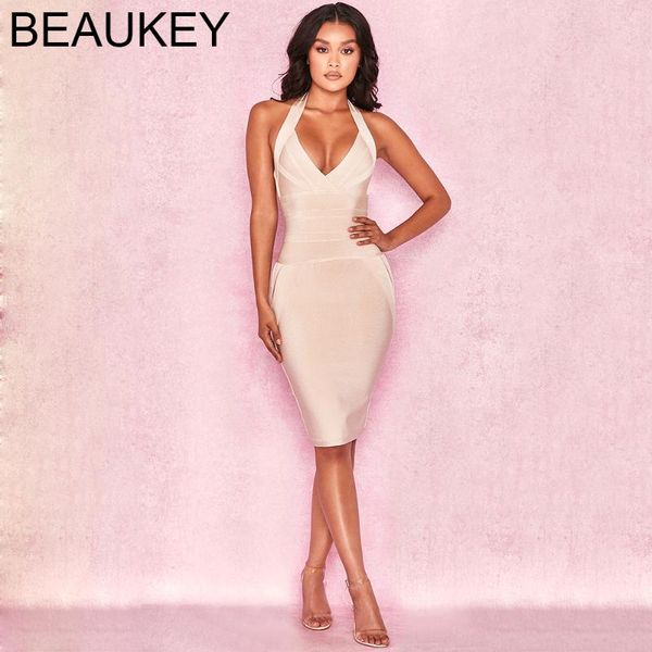 casual dresses bandage dress beige color v neck halter knee-length women's party clubwear top, Black;gray
casual dresses bandage dress beige color v neck halter knee-length women's party clubwear top, Black;gray