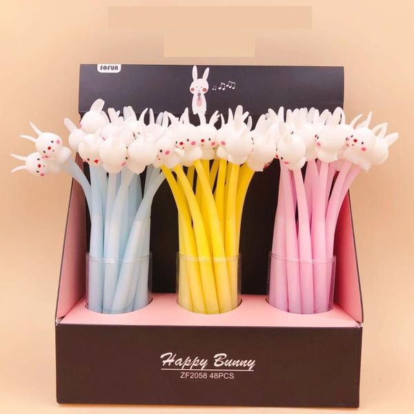 gel pens 48pcs/box cute cartoon animal swing silicone pen korean creactive stationery school student water writing
gel pens 48pcs/box cute cartoon animal swing silicone pen korean creactive stationery school student water writing
