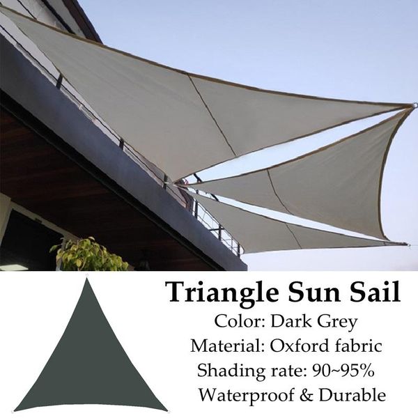 shade dark grey triangle sun sail oxford shading rate 95% waterproof polyester fabric outdoor anti-uv cooling garden gazebo awning
shade dark grey triangle sun sail oxford shading rate 95% waterproof polyester fabric outdoor anti-uv cooling garden gazebo awning