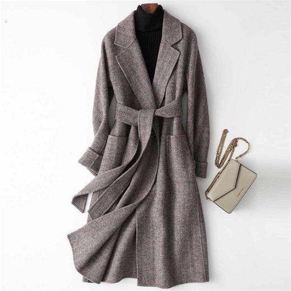 women woolen coat elegant turn down collar women long woolen coat dark gray design winter warm coat casaco feminino 201102, Black
women woolen coat elegant turn down collar women long woolen coat dark gray design winter warm coat casaco feminino 201102, Black