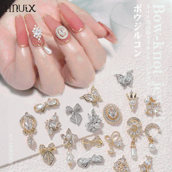 nail art decorations hnuix 2piece butterfly zircon decoration bow jewelry crystal pearl pendant manicure rhinestone accessories, Silver;gold
nail art decorations hnuix 2piece butterfly zircon decoration bow jewelry crystal pearl pendant manicure rhinestone accessories, Silver;gold