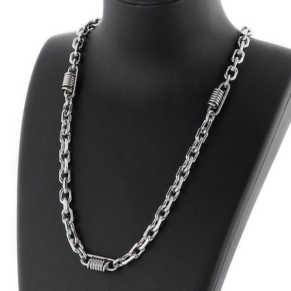 chains haoyi hip hop spring splicing necklace men's frayed o-shaped chain necklaces stainless steel fashion jewelry, Silver
chains haoyi hip hop spring splicing necklace men's frayed o-shaped chain necklaces stainless steel fashion jewelry, Silver