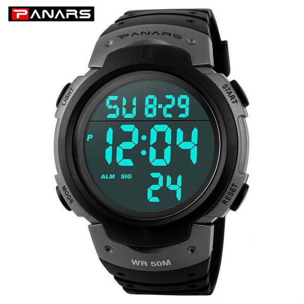 wristwatches panars men sports watches chronos countdown men's watch waterproof led digital man electronic clock relogio masculino 1068, Slivery;brown
wristwatches panars men sports watches chronos countdown men's watch waterproof led digital man electronic clock relogio masculino 1068, Slivery;brown