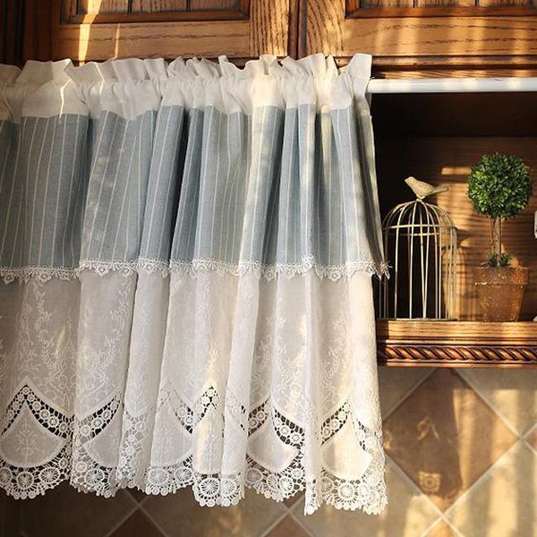 curtain & drapes blue striped white lace hem coffee for kitchen cabinet door bookshelf half-curtain short double layer design
curtain & drapes blue striped white lace hem coffee for kitchen cabinet door bookshelf half-curtain short double layer design