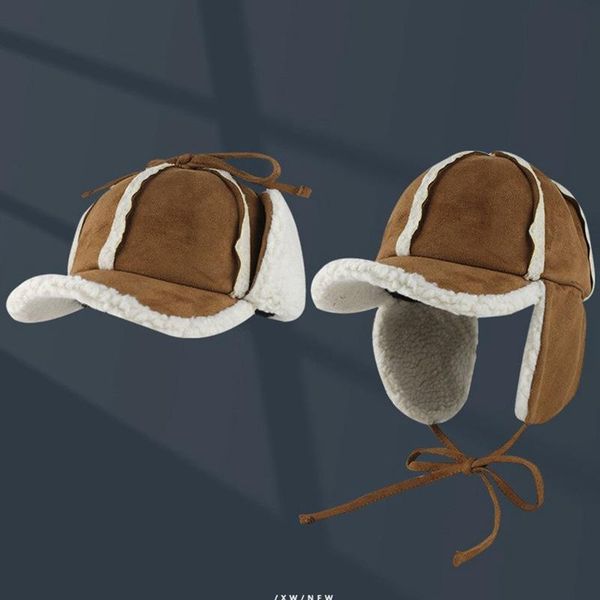 berets england version of suede detective hat men and women winter thick duck tongue ear protection warm plush retro ski bomber gorros, Blue;gray
berets england version of suede detective hat men and women winter thick duck tongue ear protection warm plush retro ski bomber gorros, Blue;gray