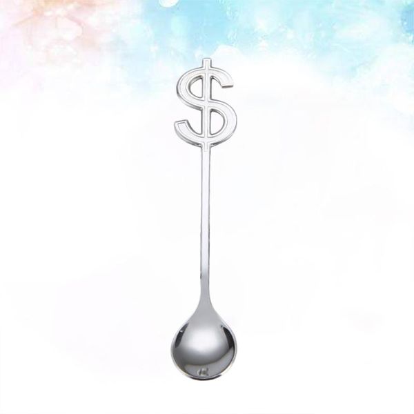 spoons 304 stainless steel creative dollar sign head coffee stirring spoon polished dessert dinner flatware for eating kitchen (
spoons 304 stainless steel creative dollar sign head coffee stirring spoon polished dessert dinner flatware for eating kitchen (
