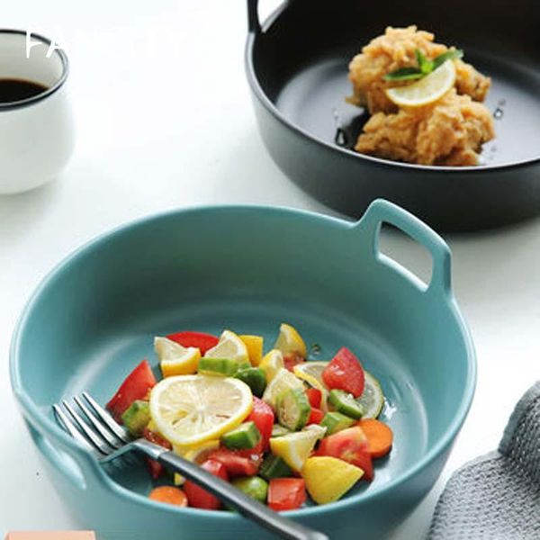 fancity japanese-style ceramic binaural vegetable salad bowl, fruit bowl, soup noodle large oven baking tray, baking
fancity japanese-style ceramic binaural vegetable salad bowl, fruit bowl, soup noodle large oven baking tray, baking