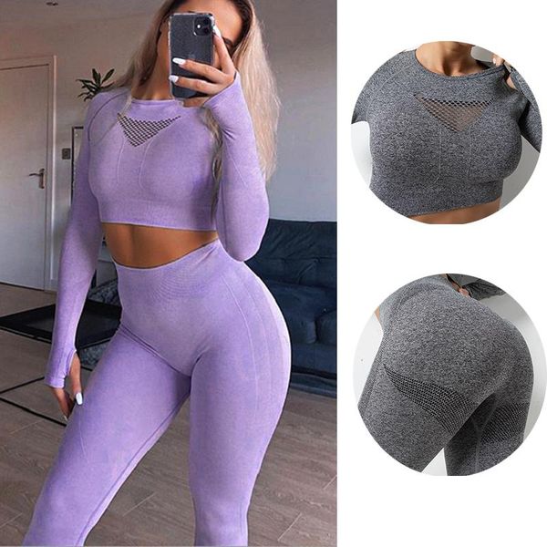yoga outfit infilar sets fitness sports set seamless long sleeves shirts high waist leggings women tracksuits workout clothes for
yoga outfit infilar sets fitness sports set seamless long sleeves shirts high waist leggings women tracksuits workout clothes for