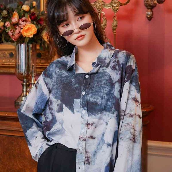 women's two piece pants fall women long sleeve shirt streetwear blouse button up collar tie dye loose ladies designer clothing, White
women's two piece pants fall women long sleeve shirt streetwear blouse button up collar tie dye loose ladies designer clothing, White