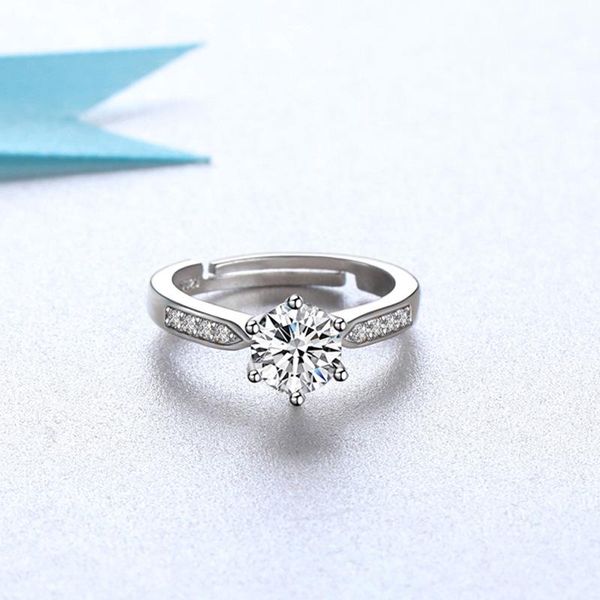 wedding rings refined simple six claw crystal ring fashion women inlay zircon adjustable index finger elegant bride engagement jewelry, Slivery;golden
wedding rings refined simple six claw crystal ring fashion women inlay zircon adjustable index finger elegant bride engagement jewelry, Slivery;golden