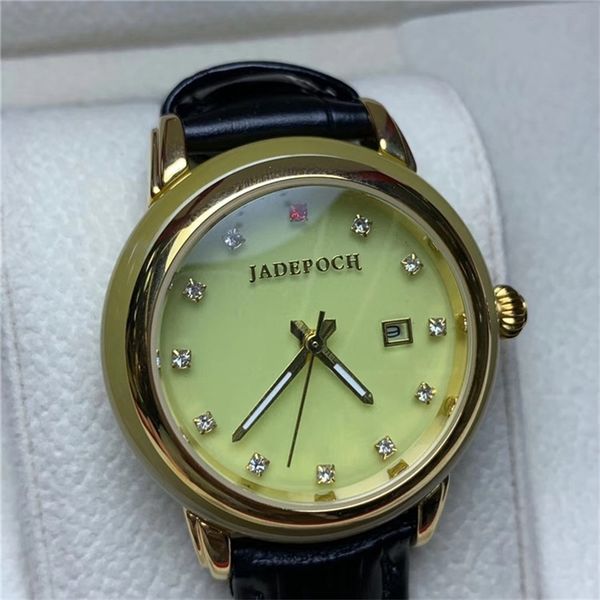 n jade old waterproof men's and women's watch dial japanese movement leather strap, Slivery;brown
n jade old waterproof men's and women's watch dial japanese movement leather strap, Slivery;brown