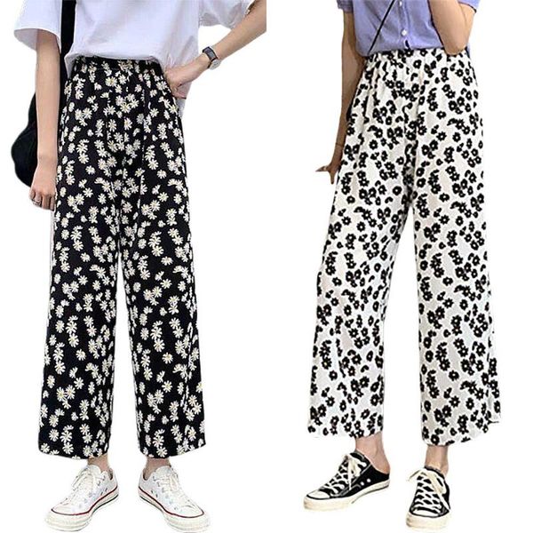 women's pants & capris arrival women' long daisy printed wide black white elastic waist fashion ladies clothes store
women's pants & capris arrival women' long daisy printed wide black white elastic waist fashion ladies clothes store
