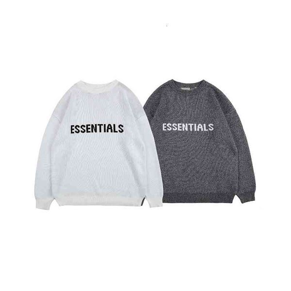 men's sweaters style essentials embroidery women hiphop casual sweater pullover q9pi, White;black