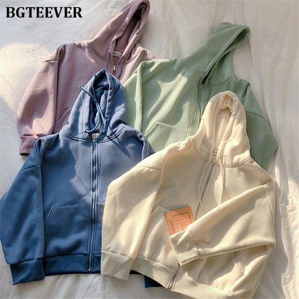 women's hoodies & sweatshirts bgteever thicken open stitch women sweatshirt zipper up full sleeve female pockets ladies tracksuit 2021, Black
women's hoodies & sweatshirts bgteever thicken open stitch women sweatshirt zipper up full sleeve female pockets ladies tracksuit 2021, Black