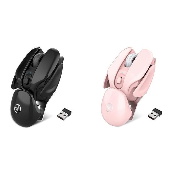 hxsj 2.4g wireless mouse rechargeable metal noiseless silent click optical mouse thin usb wireless for pc - black+pink
hxsj 2.4g wireless mouse rechargeable metal noiseless silent click optical mouse thin usb wireless for pc - black+pink