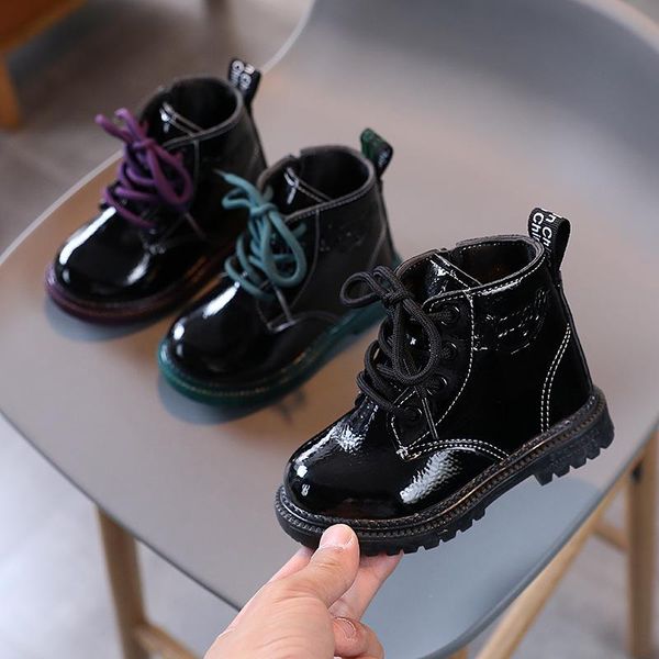 boots patent leather little kids ankle children & toddler shoes fashion for baby boys girls size 21-30, Black;grey
boots patent leather little kids ankle children & toddler shoes fashion for baby boys girls size 21-30, Black;grey