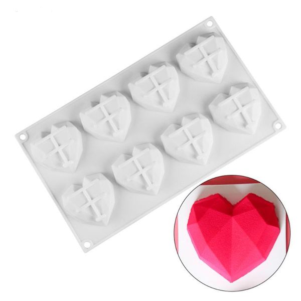 cake tools useful 3d diamond love heart-shaped silicone molds for sponge cakes mousse chocolate dessert bakeware pastry mould
cake tools useful 3d diamond love heart-shaped silicone molds for sponge cakes mousse chocolate dessert bakeware pastry mould