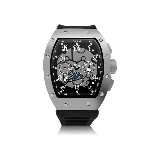 men's automatic mechanical watch luxury brand requin silver white stainless steel case rubber strap six-hand full working calendar dial, Slivery;brown
men's automatic mechanical watch luxury brand requin silver white stainless steel case rubber strap six-hand full working calendar dial, Slivery;brown