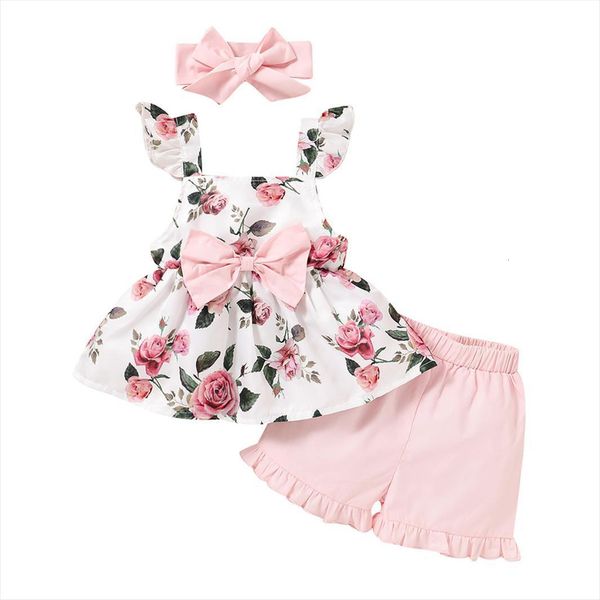 summer toddler baby girls clothes set sleeveless floral print suspender ruffles bowknot shorts outfits for 6months 3 years, White
summer toddler baby girls clothes set sleeveless floral print suspender ruffles bowknot shorts outfits for 6months 3 years, White