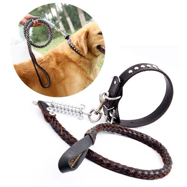 dog collars & leashes leash adjustable wear resistant pet training supplies with collar