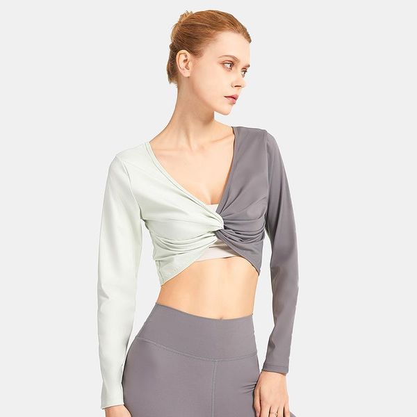 yoga outfit loose long sleeve fitness sport shirt women blouse wear two ways to sides workout running femme gym sports top
yoga outfit loose long sleeve fitness sport shirt women blouse wear two ways to sides workout running femme gym sports top