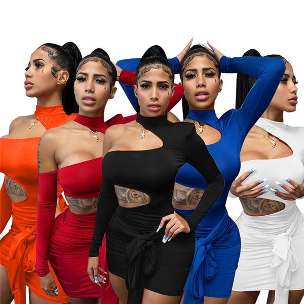 women dresses long sleeve solid color bodycon clothing fall summer s-2xl party dress clubwear casual clothes 5570, White;black
women dresses long sleeve solid color bodycon clothing fall summer s-2xl party dress clubwear casual clothes 5570, White;black